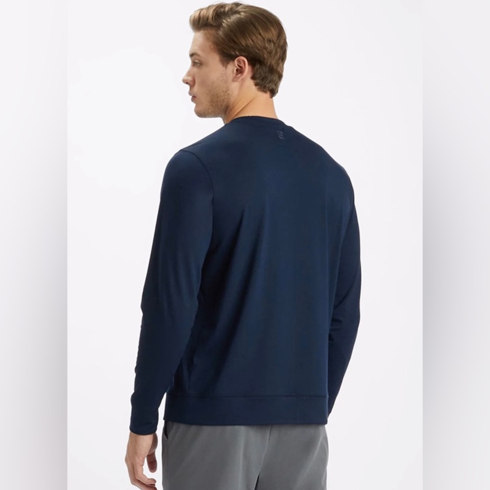 NWT‎ G/FORE Luxe Tailored Fit Crewneck Mid Layer In Twilight - Picture 4 of 11